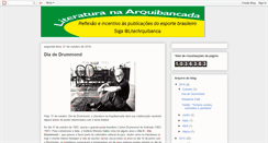 Desktop Screenshot of literaturanaarquibancada.com